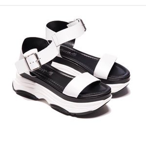 White Chunky Sandals